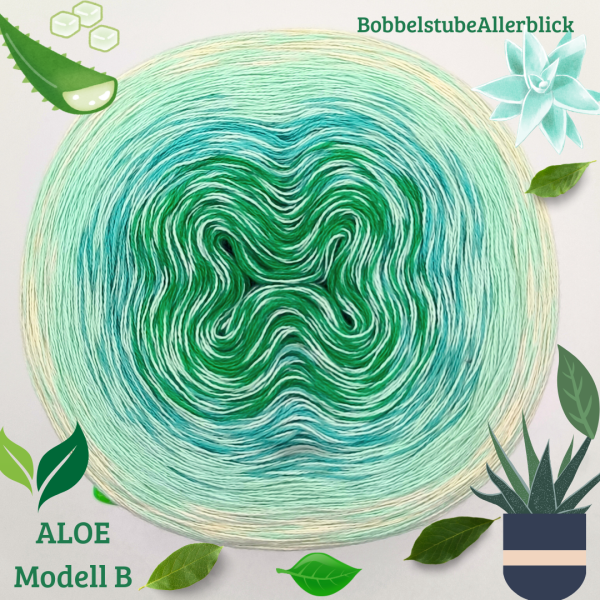 Bobbel des Monats August 2025 " ALOE " 4 Farben